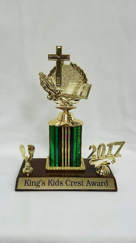 King&#39;s Kids Crest Award Trophy