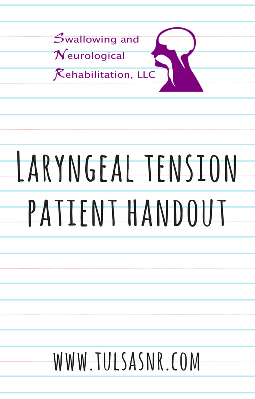 Muscle Tension Effects on Voice and Swallowing - Patient Handout