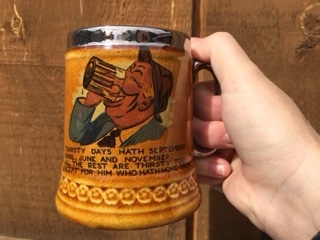 1950's Lord Nelson pottery in England Beer Mug #1