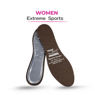WOMEN - EXTREME SPORTS INSOLES  designed for Active, High-Impact &amp; Demanding Environments.