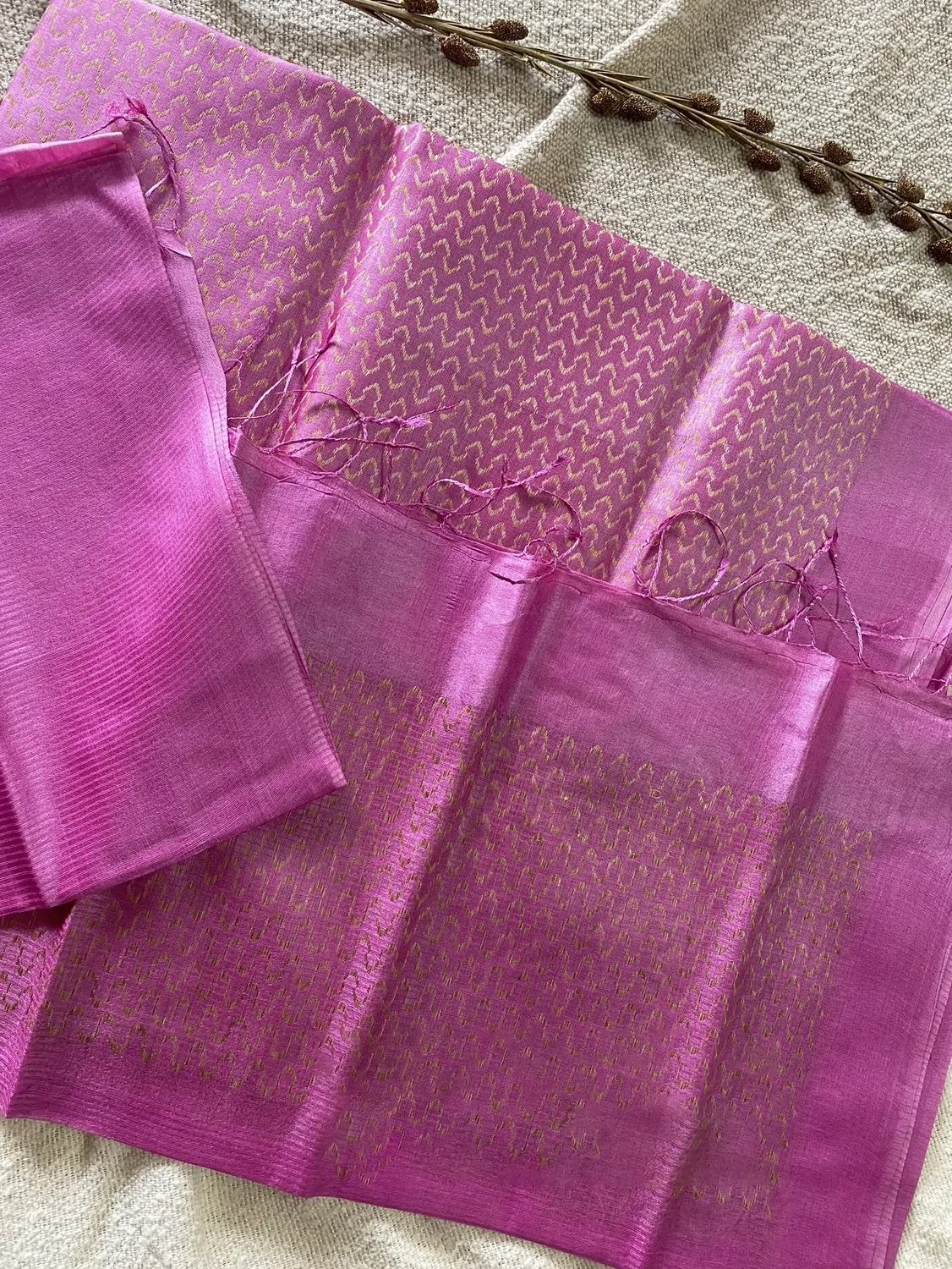 Shimmering Pink Kurta Dupatta Set