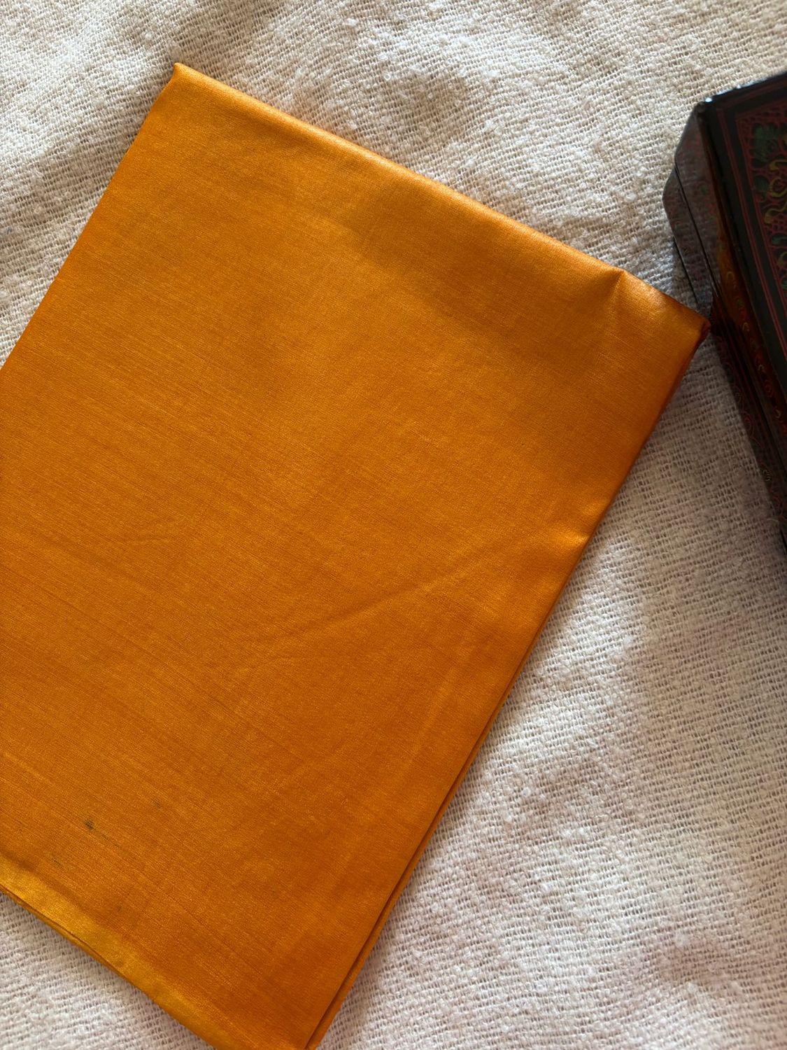 Amber Yellow Kosa Kurta