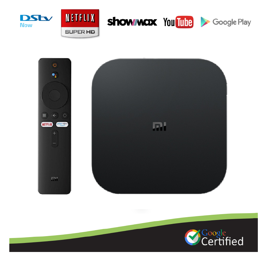 Xiaomi Mi Box S Netflix & Google Certified 4K Android TV OS Media Streaming TV  Box - Android TV Boxes South Africa - Let's Make Your TV Smart