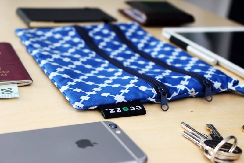 Zippocket Squares Blue