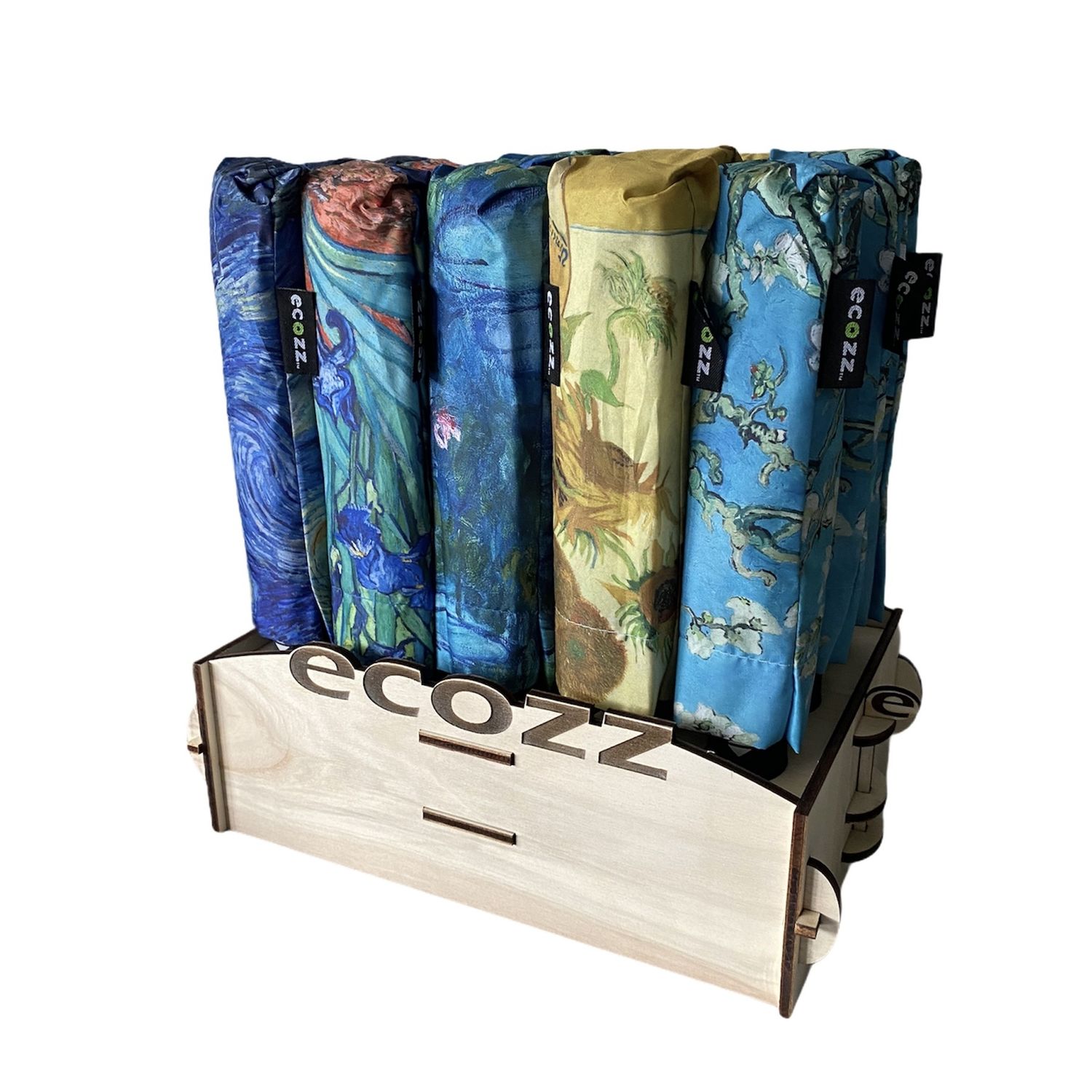 Ecozz Wooden Umbrella counter display