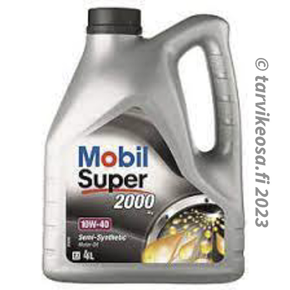MOBIL SUPER 2000 X1 10W-40 4 litraa