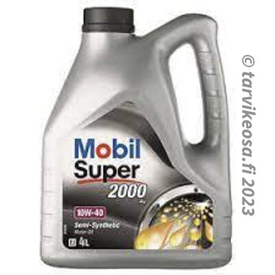 MOBIL SUPER 2000 X1 10W-40 4 litraa