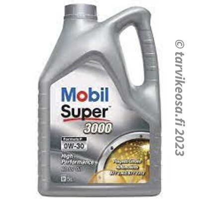 MOBIL SUPER 3000 FORMULA P 0W-30 5 litraa