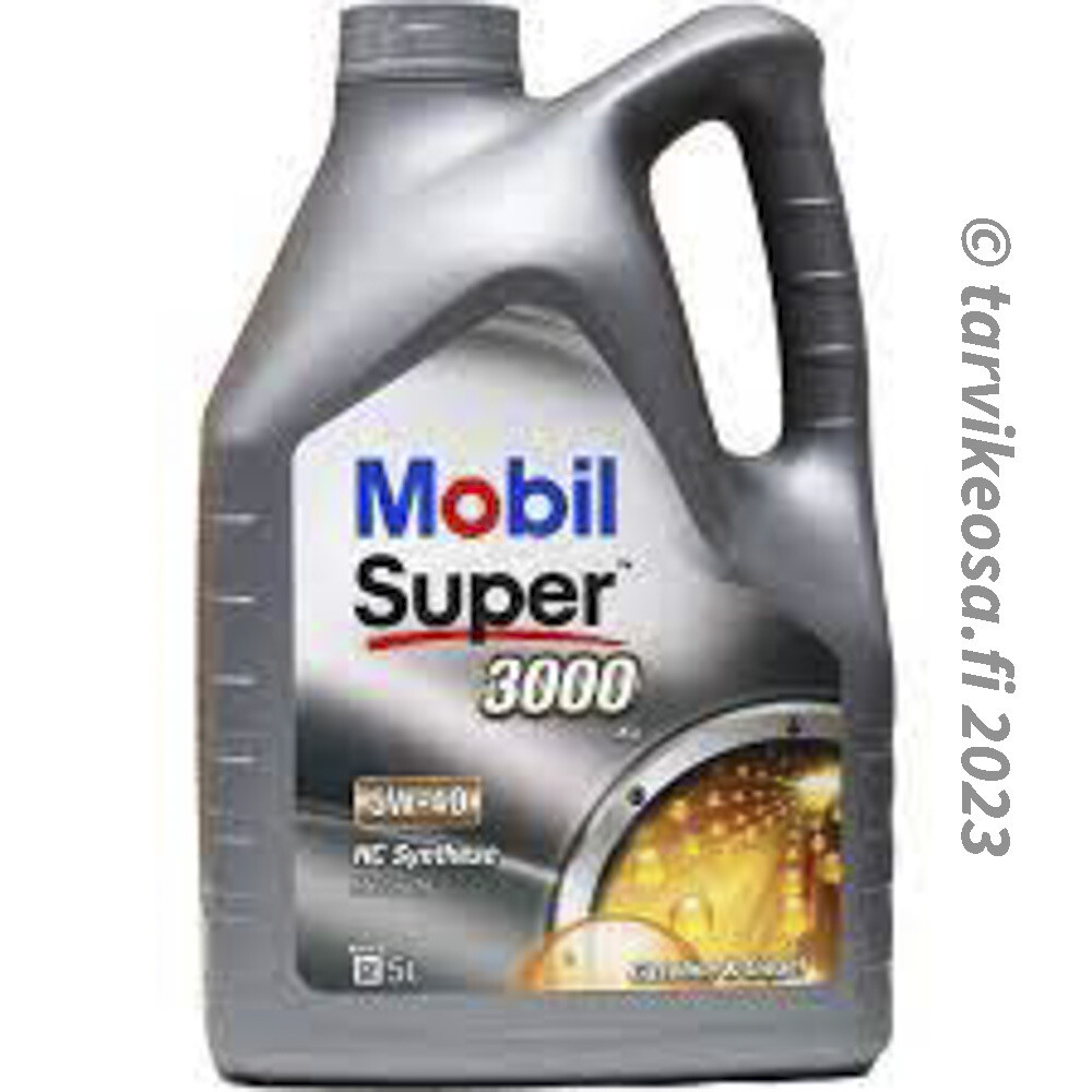 MOBIL SUPER 3000 X1 5W-40 5 litraa