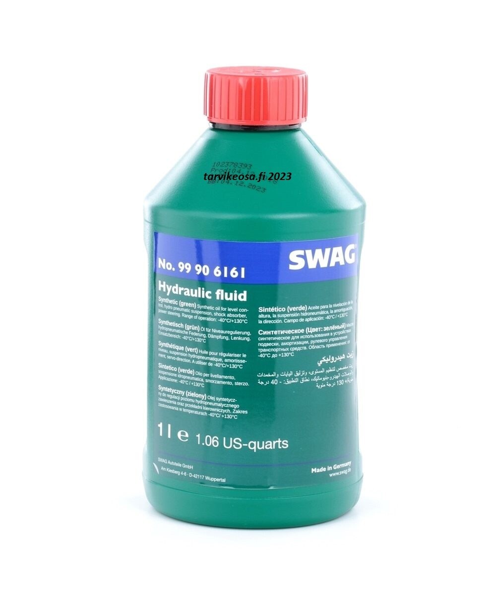 SWAG OHJAUSTEHOSTIN ÖLJY 1 litra