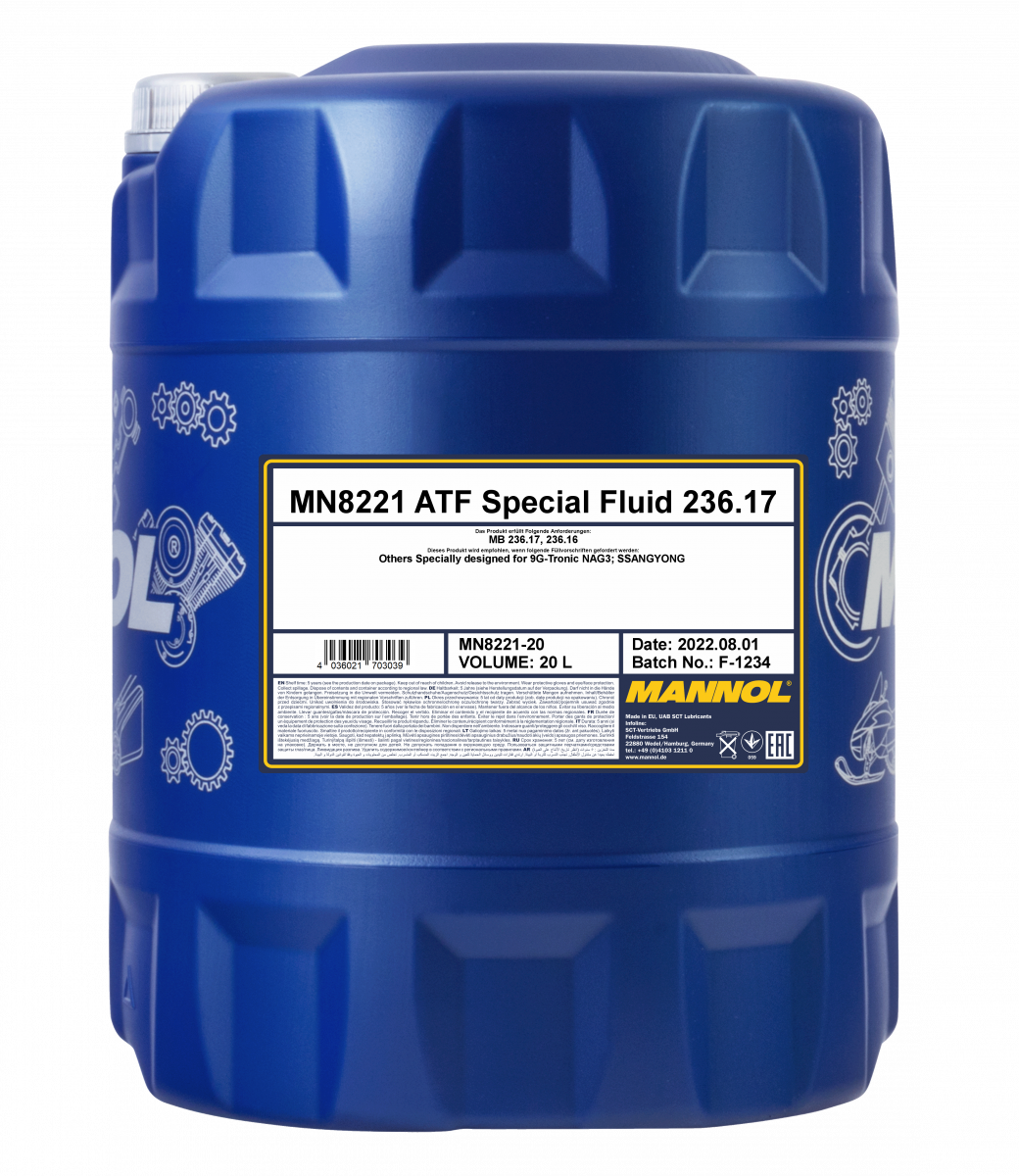 MANNOL ATF Special Fluid 236.17 20 litraa