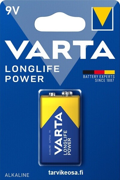 VARTA HIGH ENERGY 9V ALKALI 6LR61