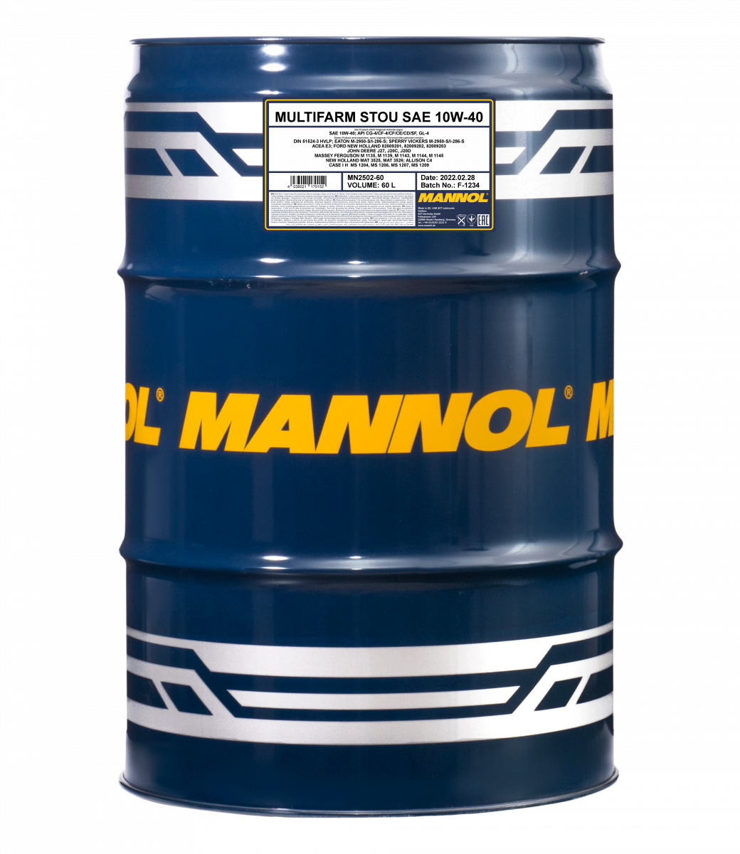 MANNOL  Multifarm STOU 10W-40 60 litraa