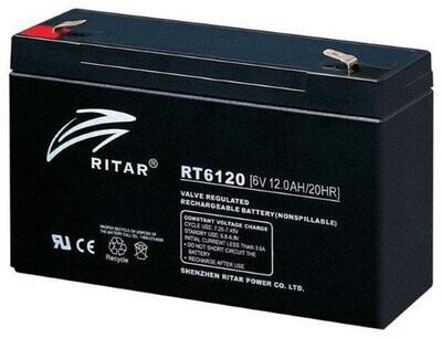 RITAR-WP12-6 AKKU (RT6120-F2) - F2-liitin