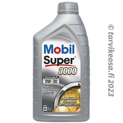 MOBIL SUPER 3000 FORMULA P 0W-30 1 litraa
