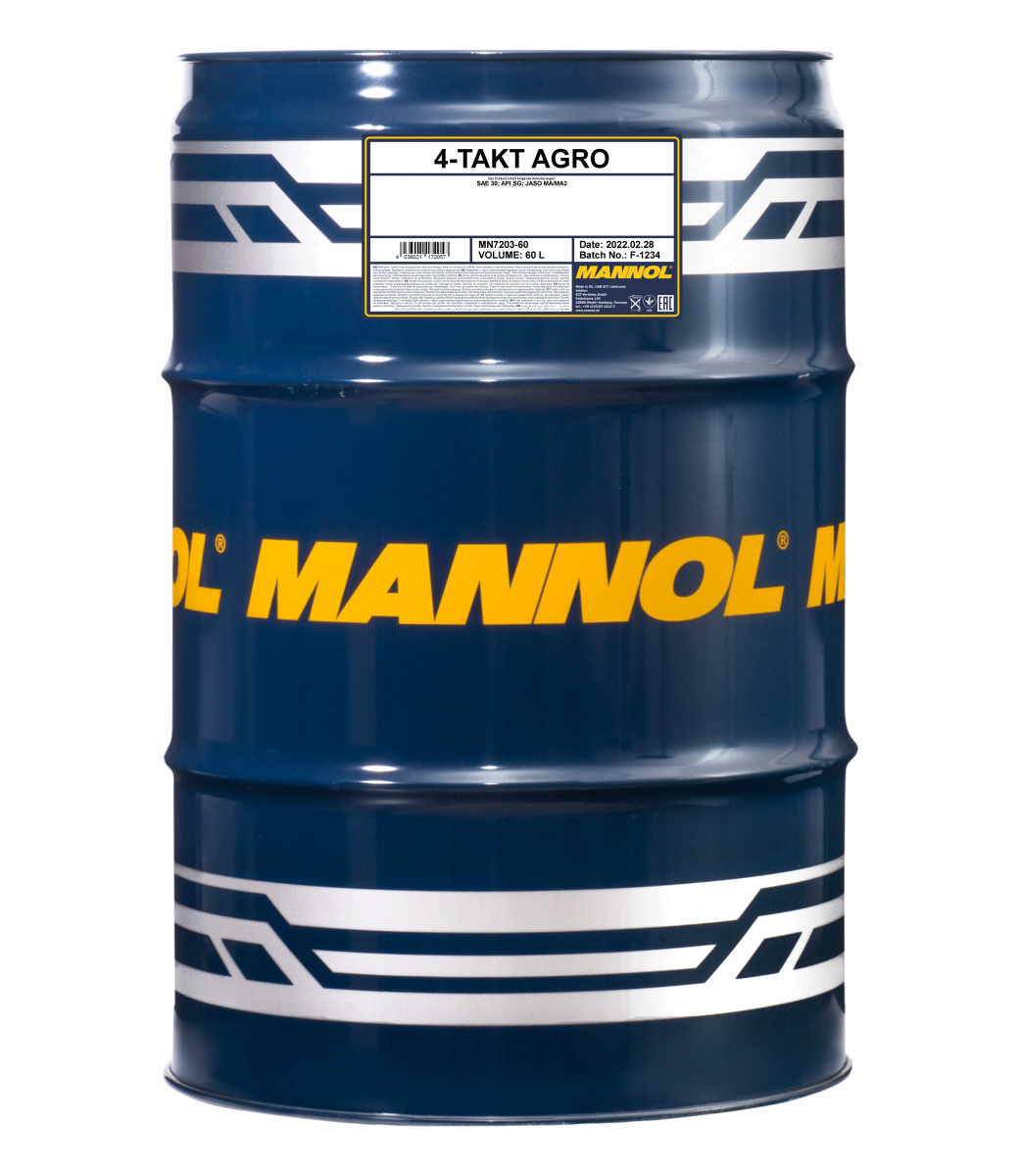 MANNOL  4-TAKT AGRO SAE 30 60 litraa