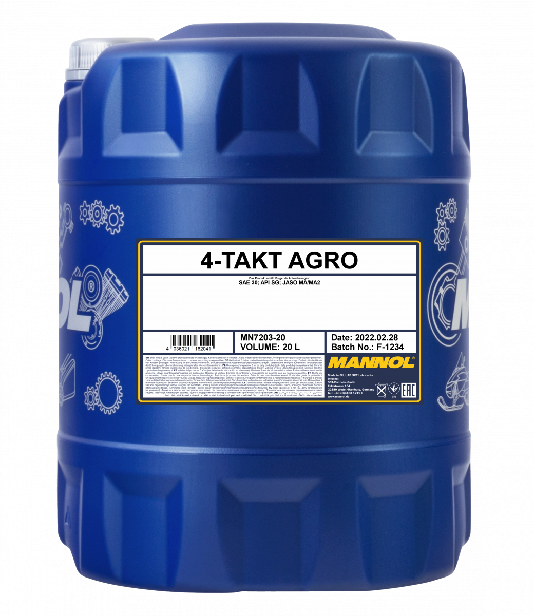 MANNOL  4-TAKT AGRO SAE 30 20 litraa