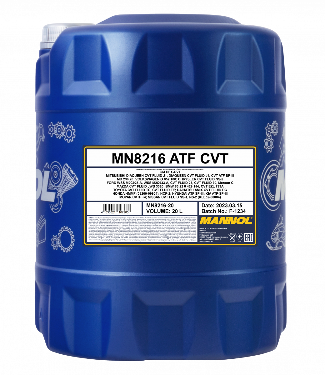MANNOL MN8216 ATF CVT 20 litraa