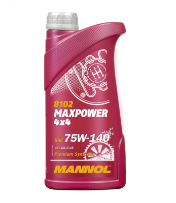 MANNOL Maxpower 4x4 75W-140 GL-5 1 litra