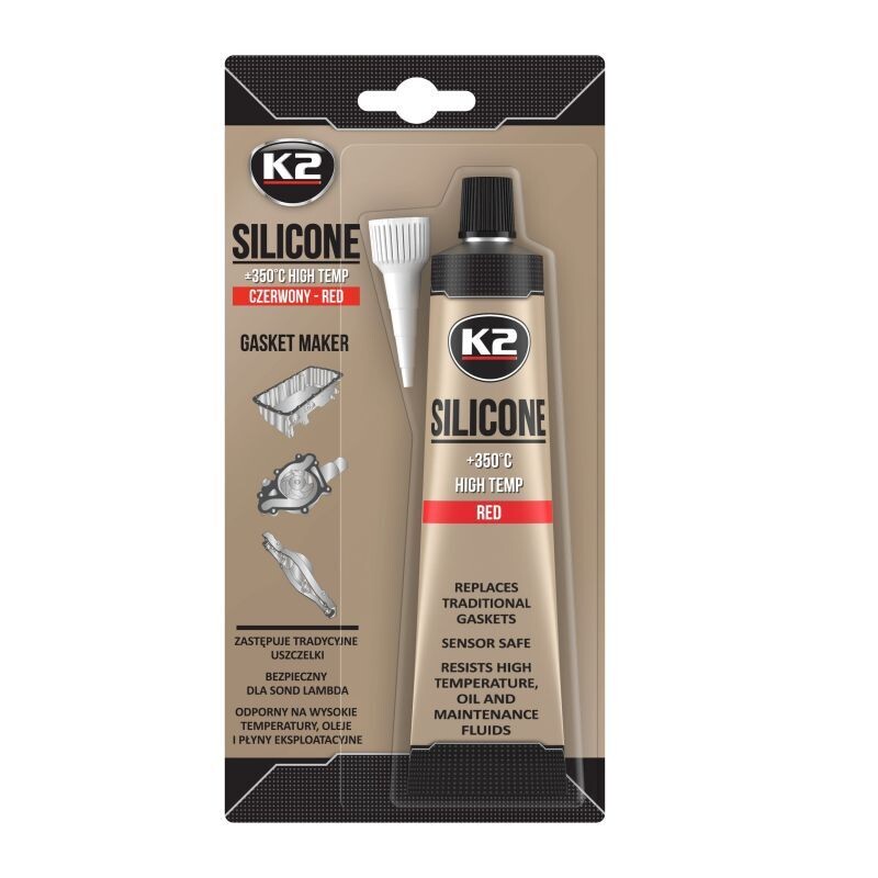 K2 PUNAINEN SILIKONI 85G
