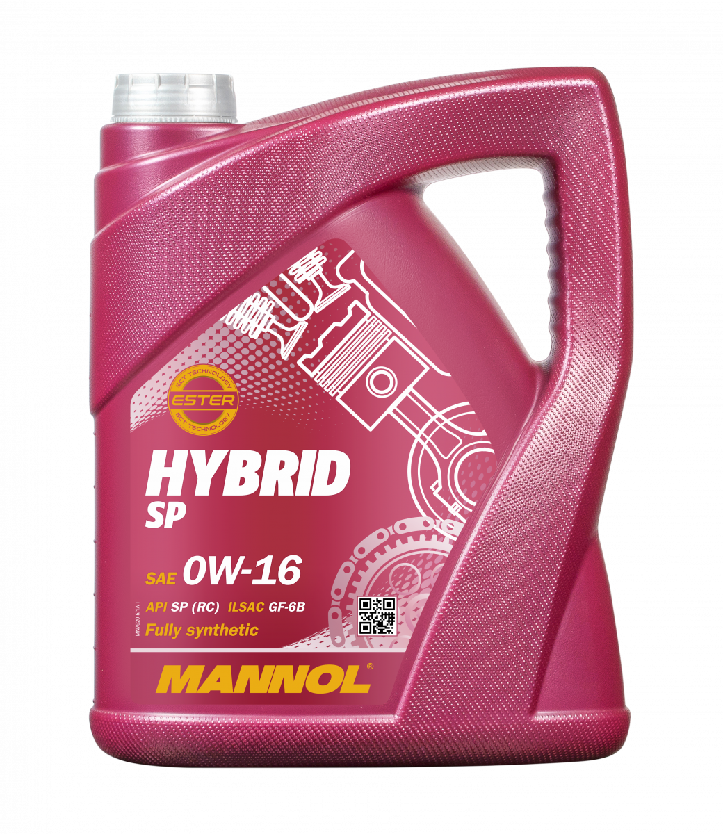 MANNOL Hybrid SP 0W-16 5 litraa (ILSAC GF-6B)