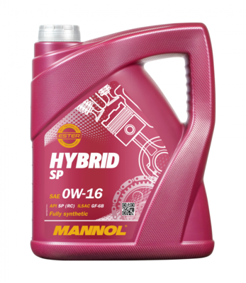MANNOL Hybrid SP 0W-16 5 litraa (ILSAC GF-6B)