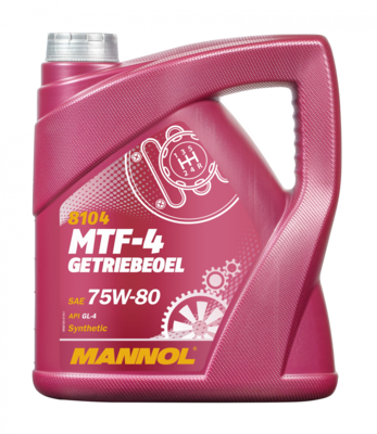 MANNOL MTF-4 Getriebeoel 75W-80 GL-4  4 litraa