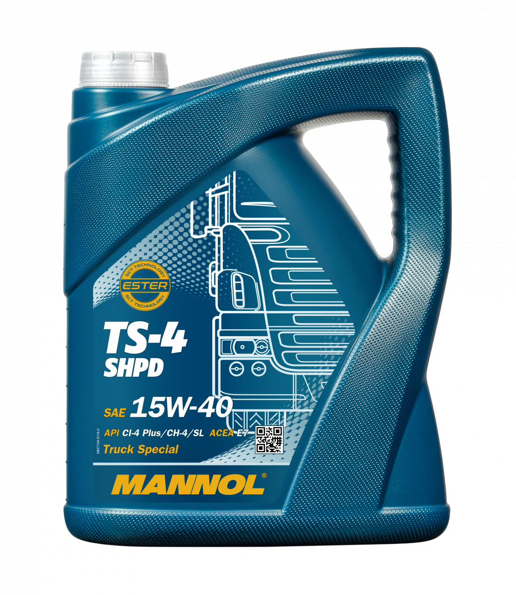MANNOL  TS-4 SHPD 15W-40 Extra 5 litraa
