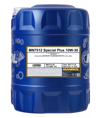 MANNOL  SPECIAL PLUS 10W-30 A3/B4 20 litraa