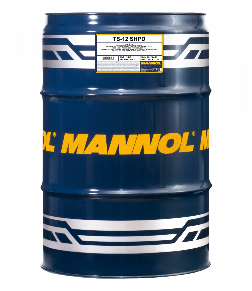 MANNOL  SHPD TS-12 10W-30 CG-4 208 litraa