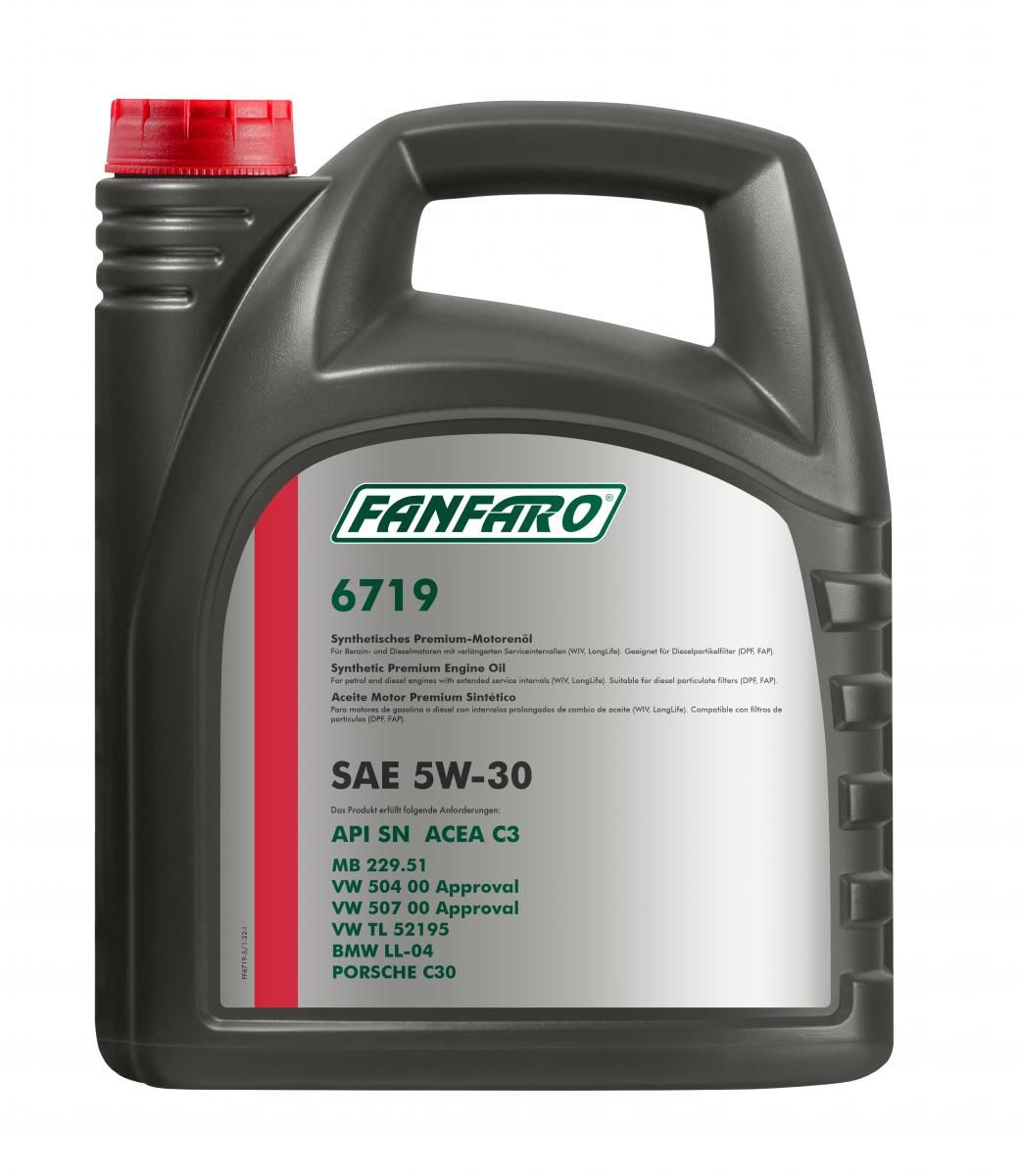 FANFARO 5W-30 OEM 504 507 5 LITRAA
