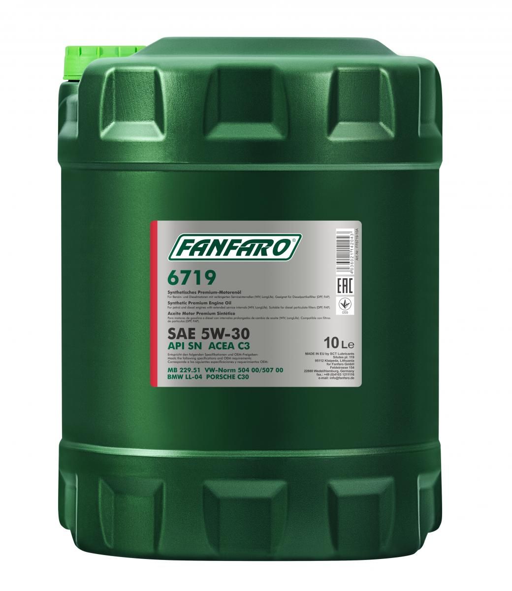 FANFARO 5W-30 OEM 504 507 10 LITRAA
