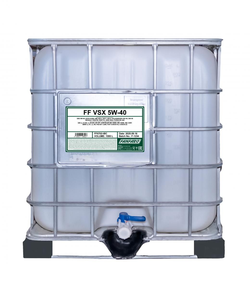 FANFARO VSX 5W-40 1000 LITRAA