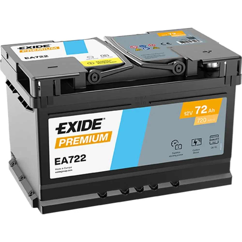 EXIDE PREMIUM EA722 72AH