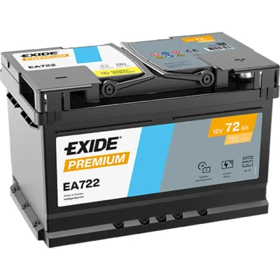 EXIDE PREMIUM EA722 72AH