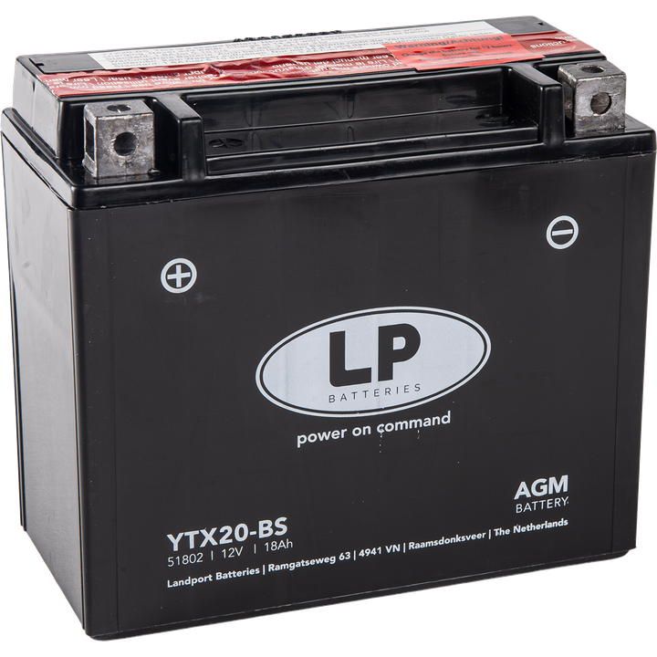 LANDPORT YTX20-BS AGM