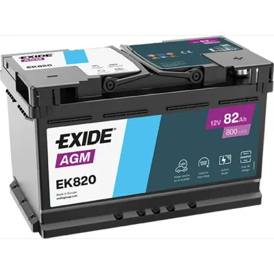 EXIDE AGM EK820 82AH