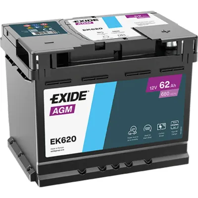 EXIDE AGM EK620 60AH