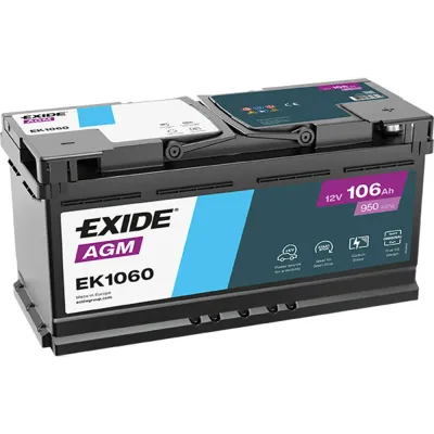 EXIDE AGM EK1060 106AH