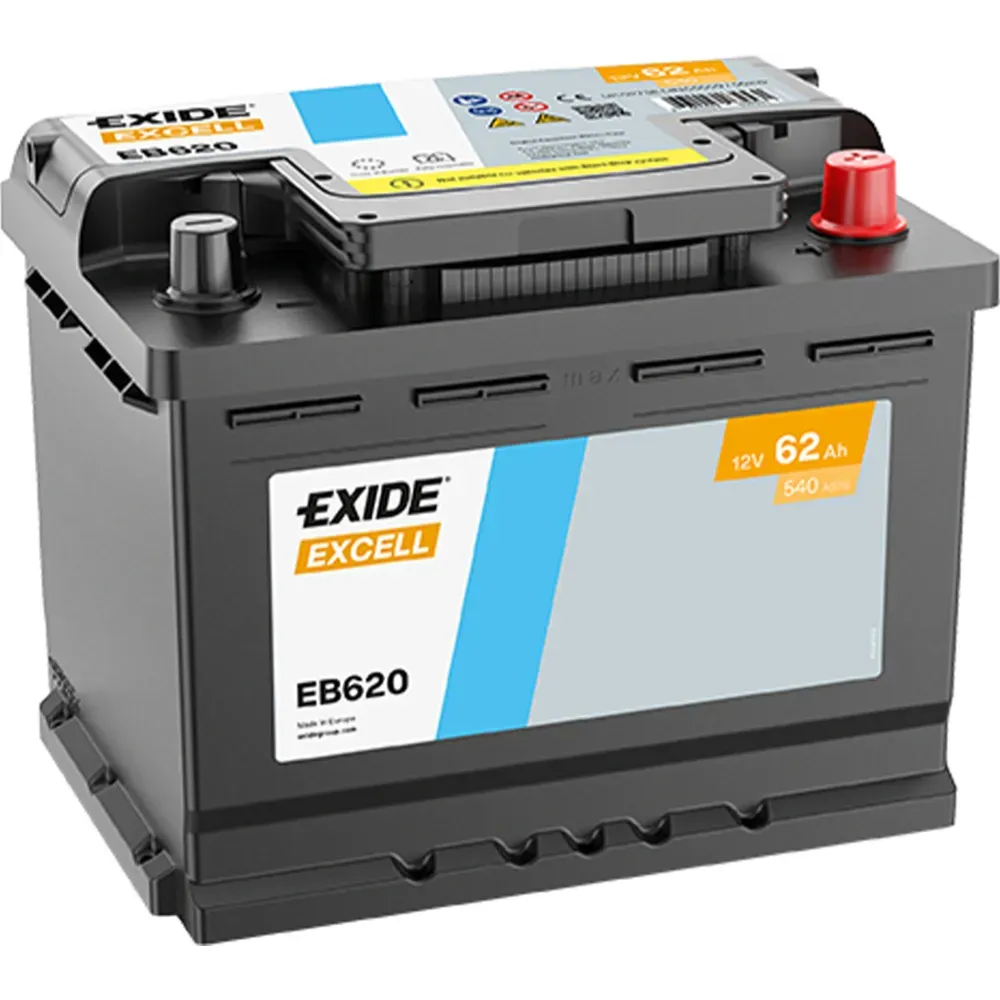 EXIDE EXCELL EB620 62AH