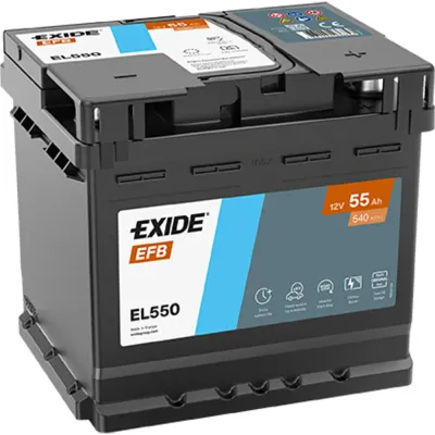 EXIDE EL550 EFB 12V 55AH