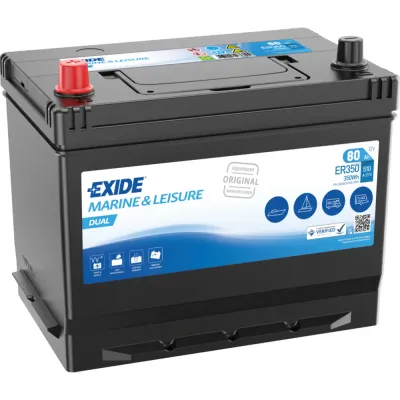 EXIDE DUAL ER350 80AH 510EN