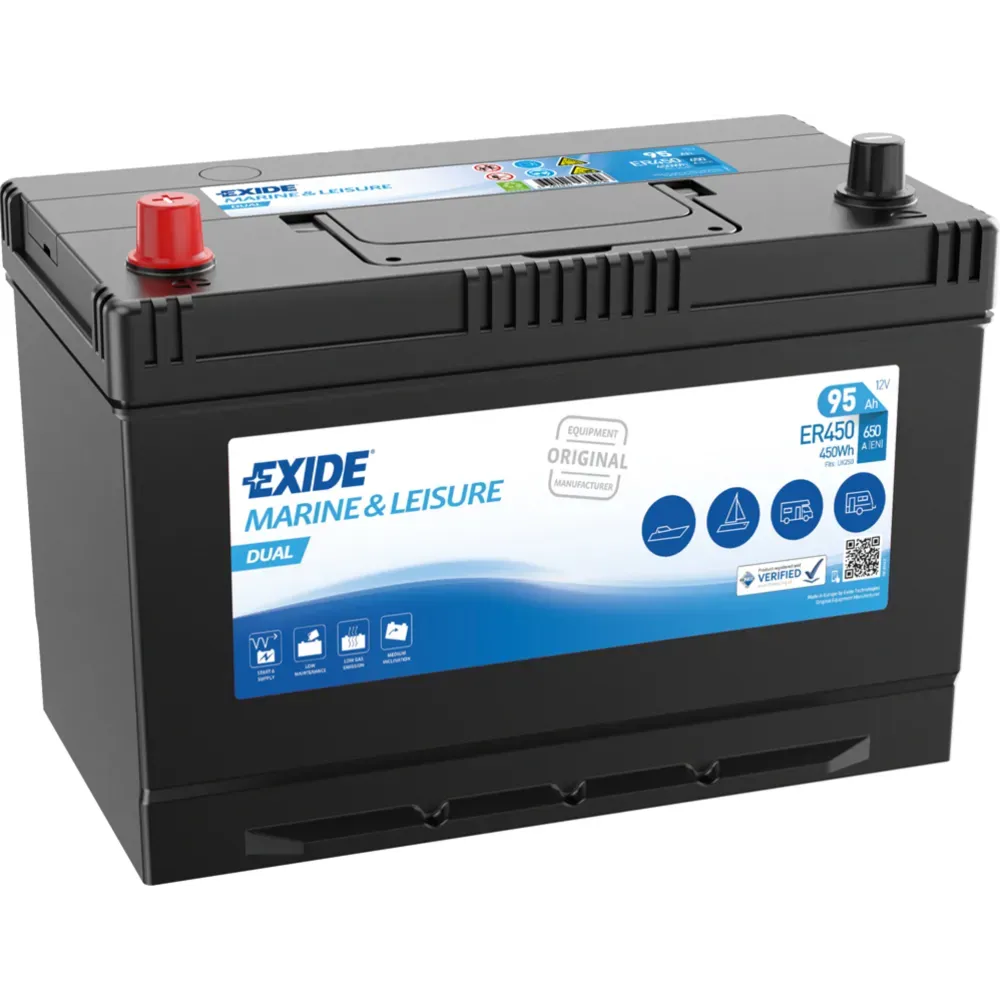 EXIDE DUAL ER450 95AH 650EN