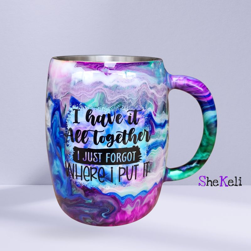 Stainless Steel Handle Mug