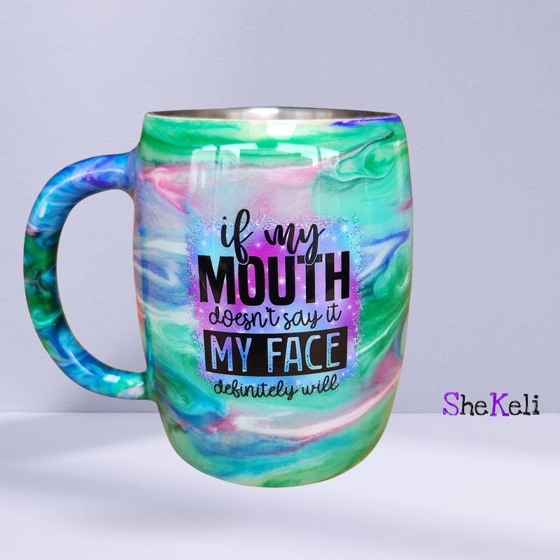 Stainless Steel Handle Mug