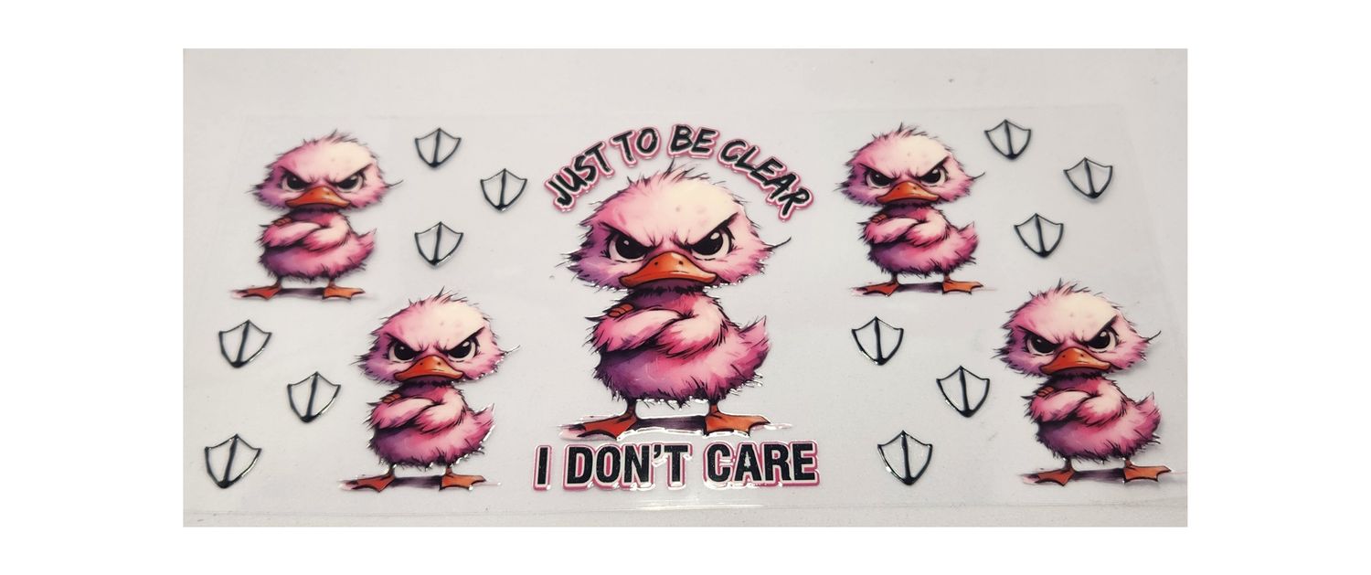 Just to be clear, I don&#39;t care