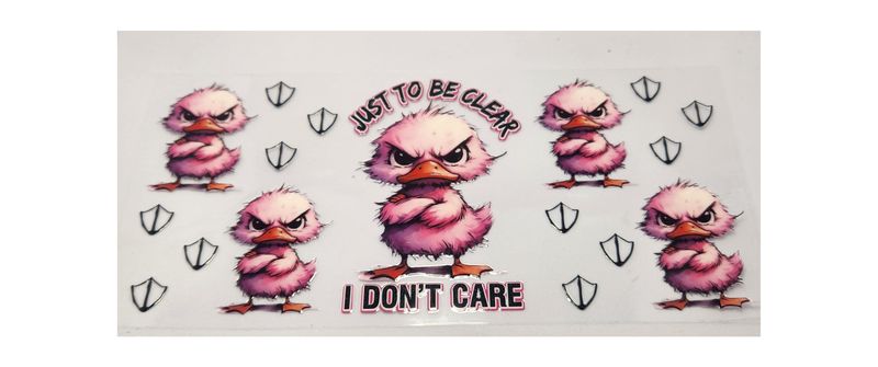 Just to be clear, I don&#39;t care