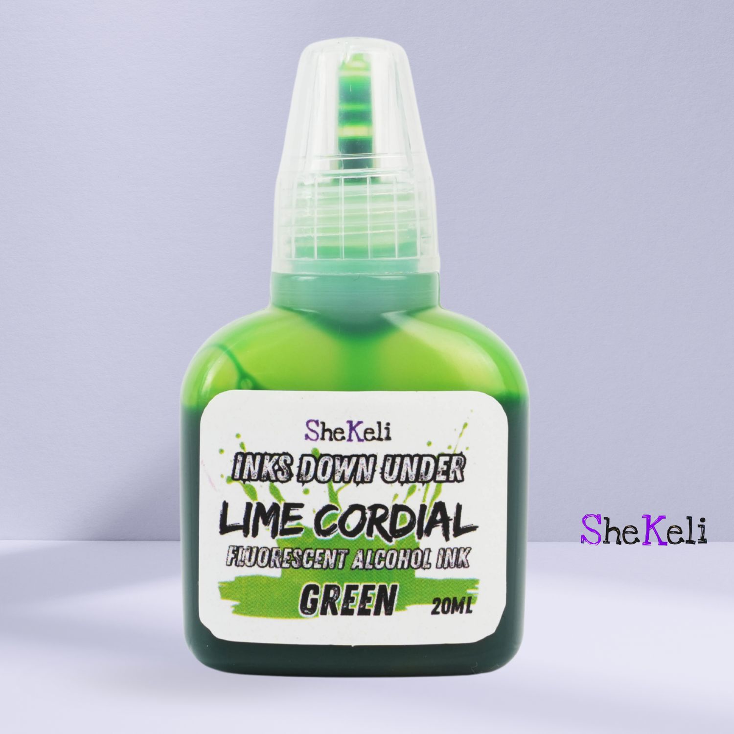 LIME CORDIAL 20ml (Fluoro Green)