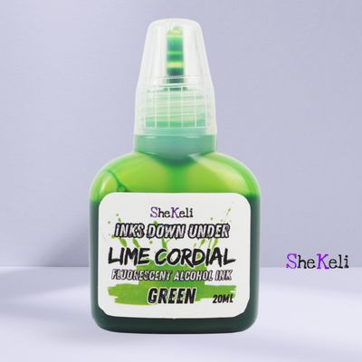 LIME CORDIAL 20ml - Fluoro Green