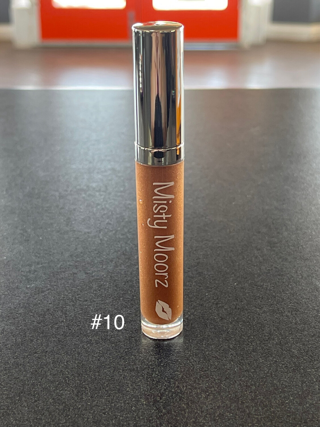 Misty Moorz Lipgloss No.10 Nude With Gold/pink Shimmer